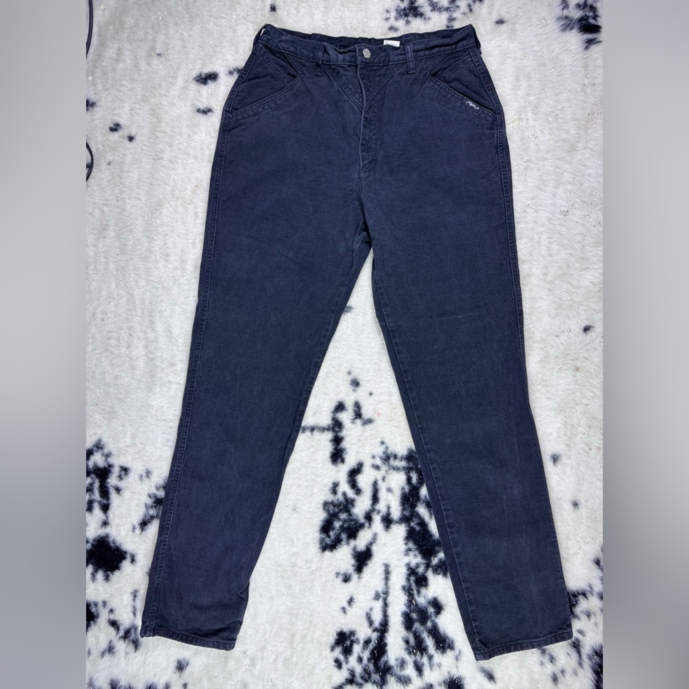 Roper Women’s Black Vintage High Rise Tapered Leg Denim Jeans Size 30
